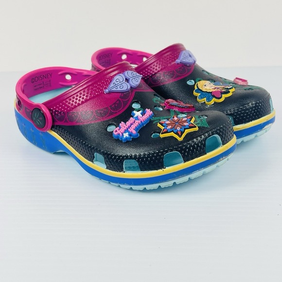 CROCS KIDS Disney Frozen Anna Classic Clog Children's Size 12 - Picture 2 of 12